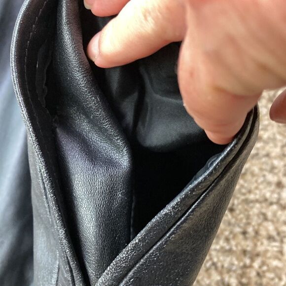 Vintage Fully Lined Black Leather Pants DANIEL D’HIVER LONDON • PARIS • ITALY - Picture 8 of 15